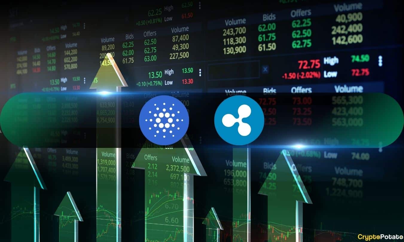 Cardano (ADA) and Ripple (XRP) Lead Altcoin Gains as Bitcoin Flirts with $100K