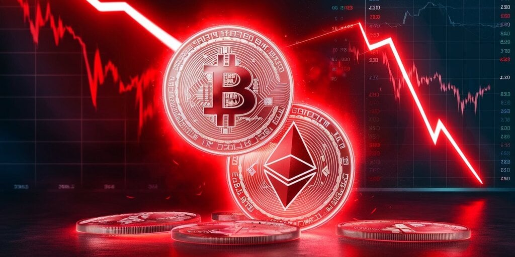 Bitcoin, Ethereum Liquidations Surge as Solana, XRP and Dogecoin Plummet