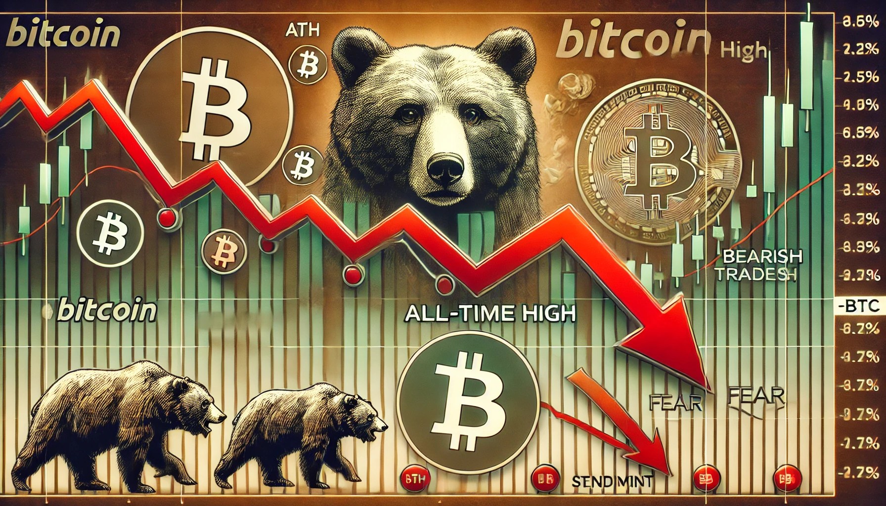 Bitcoin Sentiment Drops To Pre-Rally Levels As Traders Turn Bearish Post-ATH