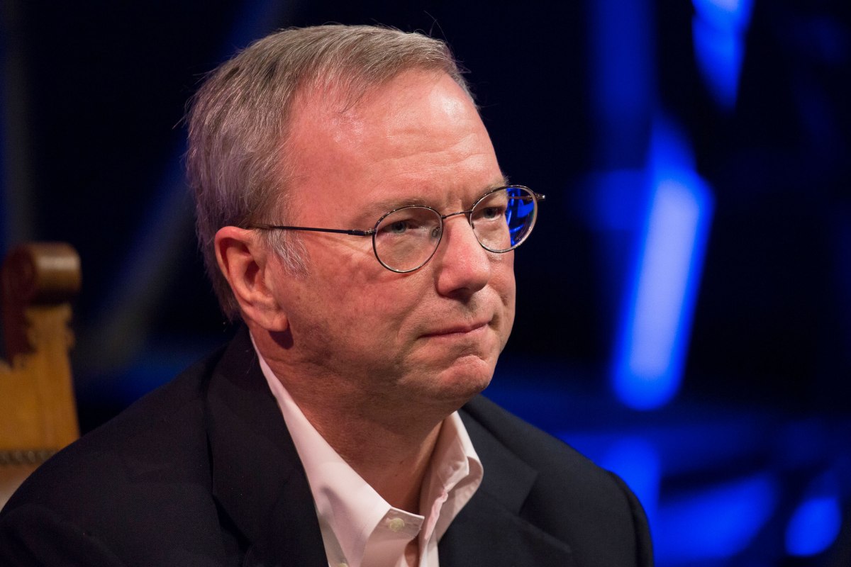 Eric Schmidt, CEO of Alphabet, parent company of Google.