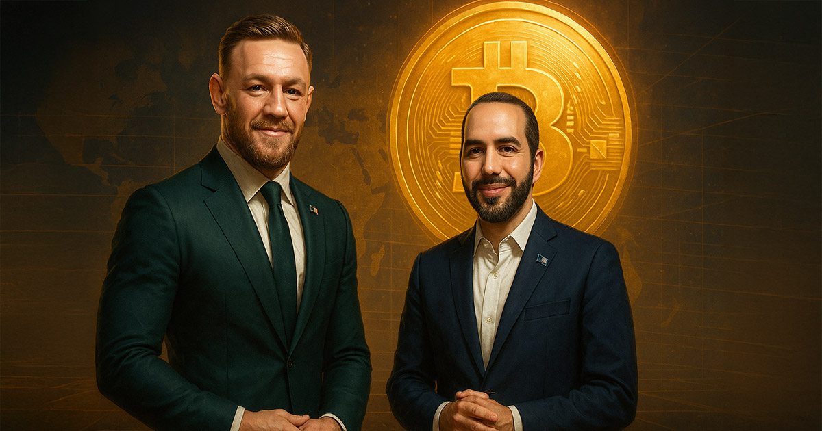 Conor McGregor doubles down on an Irish strategic Bitcoin reserve, tags Nayib Bukele 'let's chat'