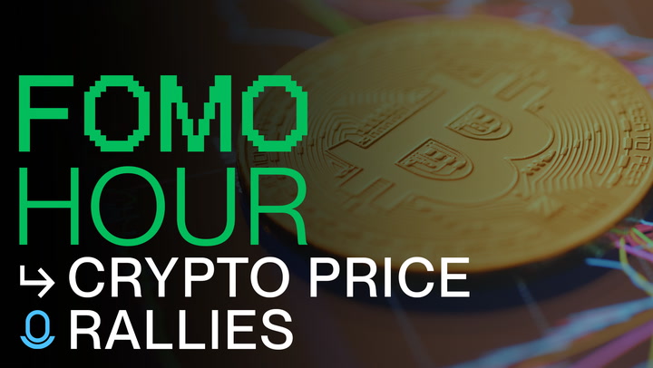 Crypto rallies, US-China trade talks to begin, FOMC decision today
