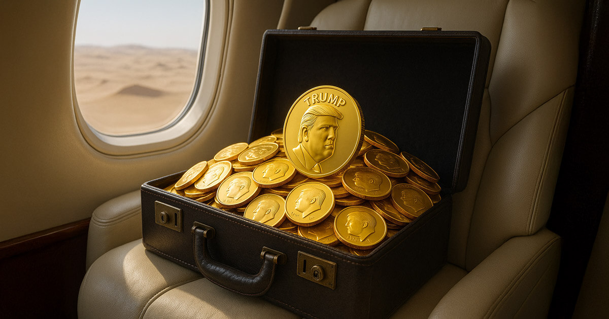 Donald Trump could buy Qatar jet himself in 135 days by selling TRUMP memecoins