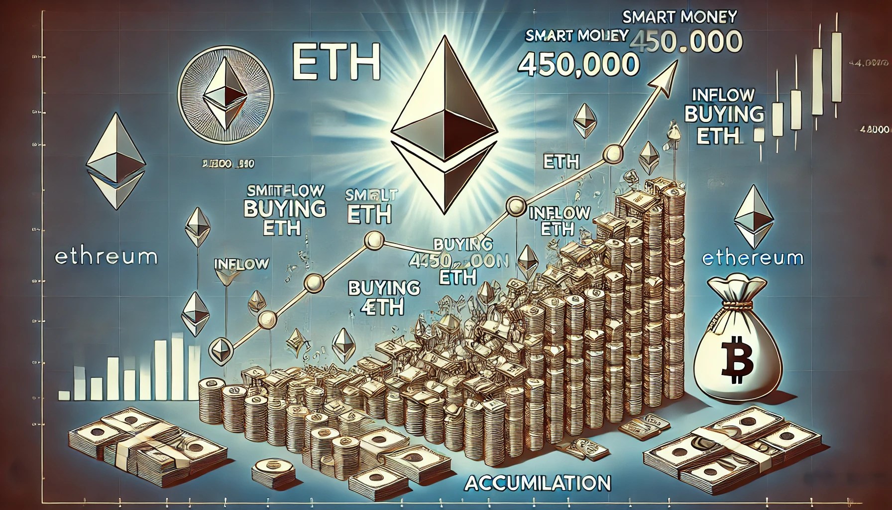 Ethereum Accumulation Accelerates – Smart Money Snaps Up 450K ETH