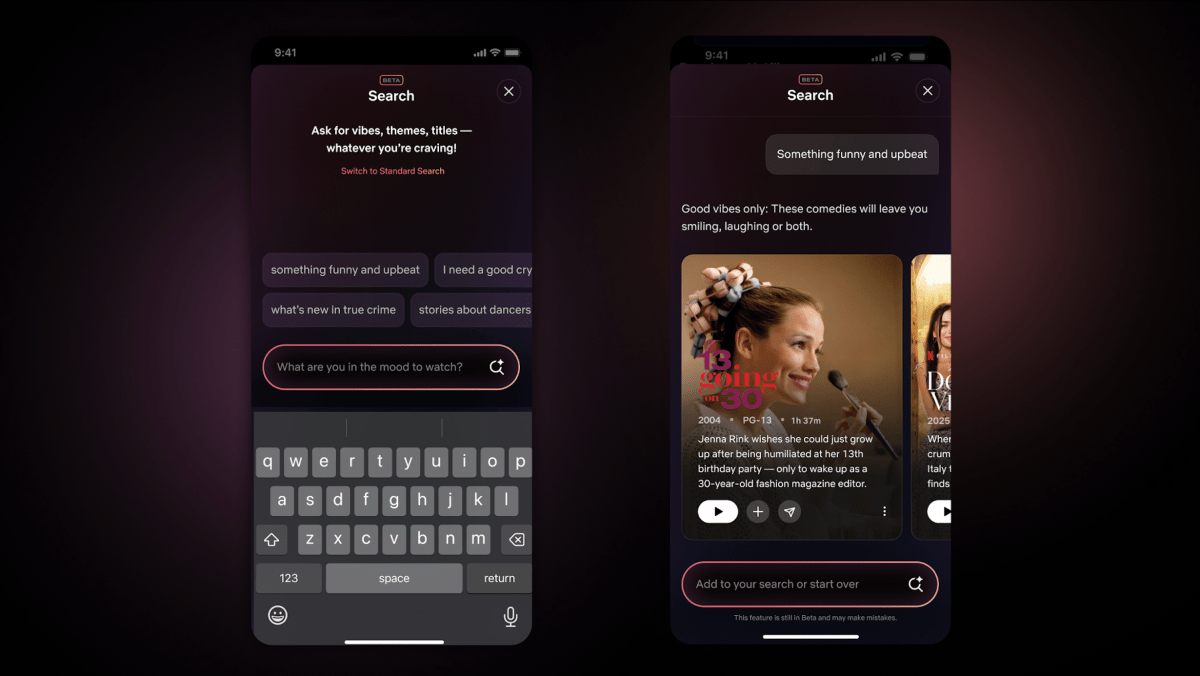 Netflix debuts its generative AI-powered search tool