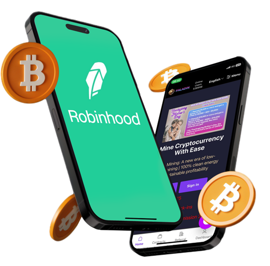 Robinhood users trade and mine with one click, earning $37,000 a day through PaladinMining.