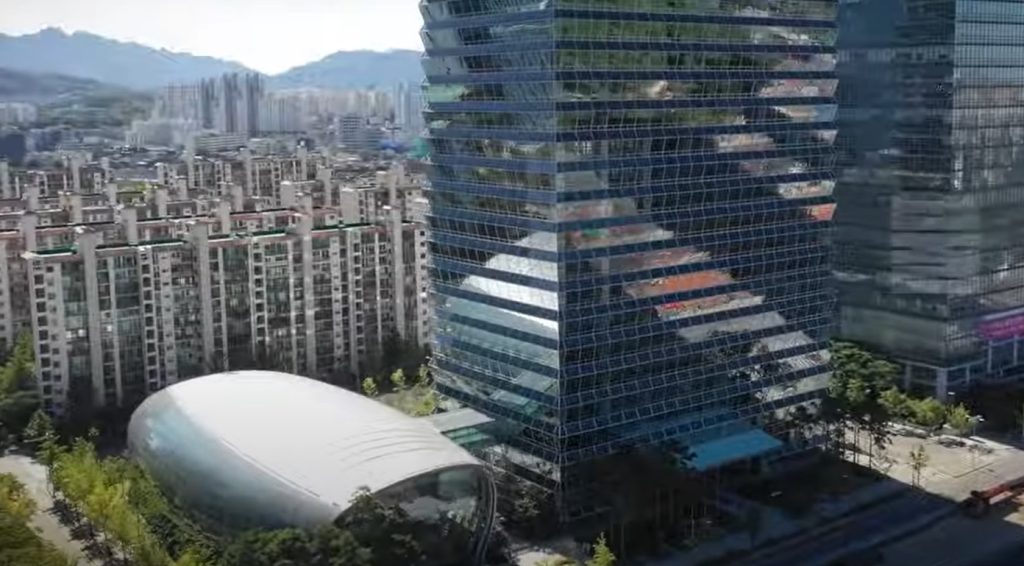 The FKI Tower Conference Center in Yeouido, Seoul, South Korea.