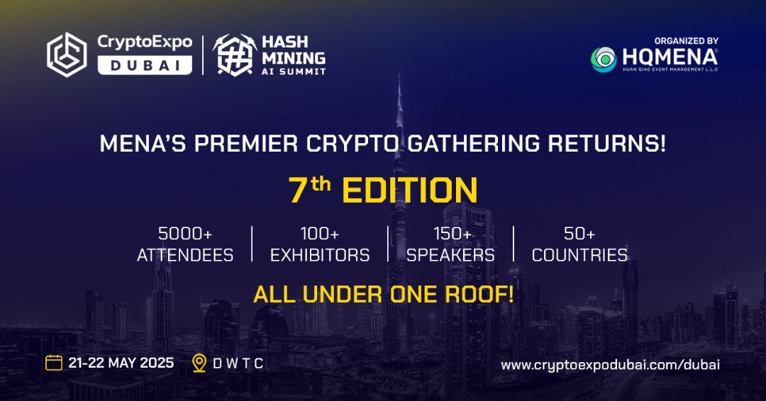 Unlock the future of blockchain at Crypto Expo Dubai 2025