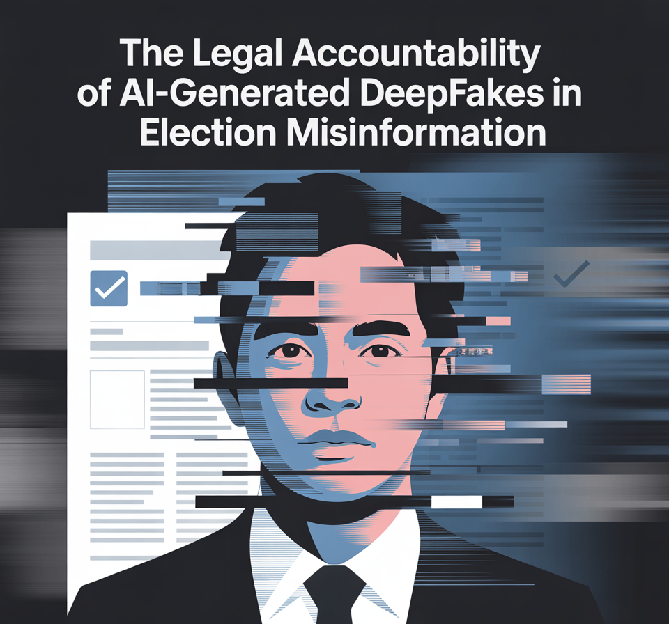 The Legal Accountability of AI-Generated Deepfakes in Election Misinformation