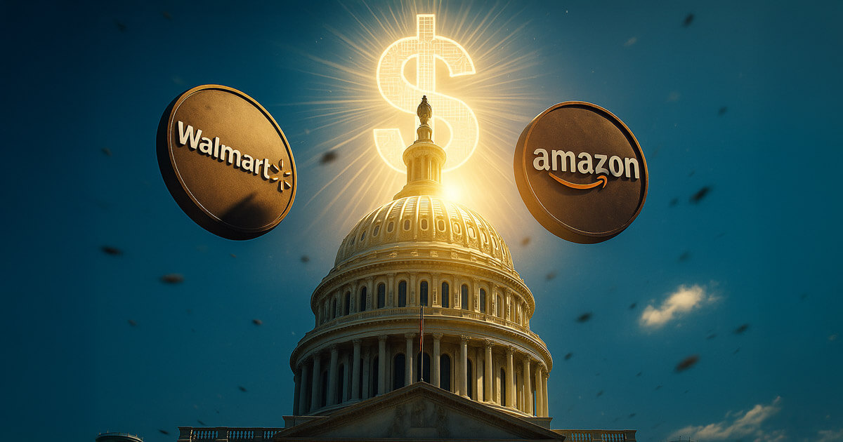 Walmart & Amazon eye $14B in savings by launching corporate stablecoin